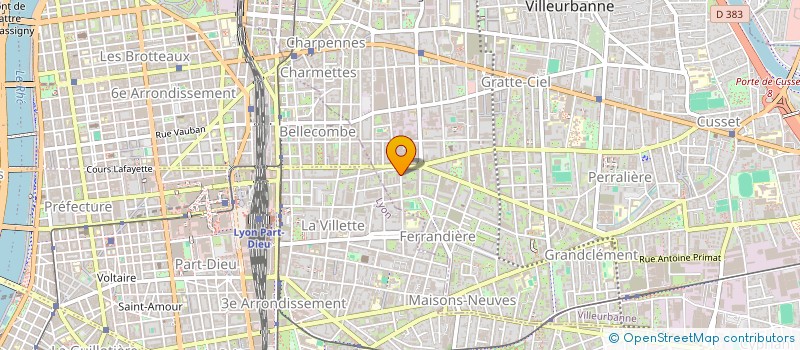 localisation de l'entreprise MAZAGAN CONSULTING  VILLEURBANNE