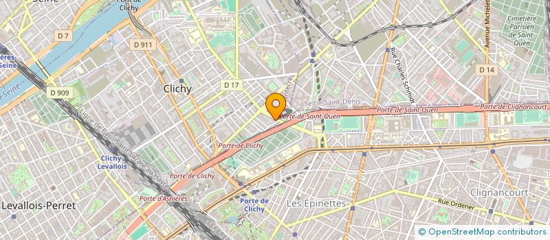 localisation de l'entreprise MAZAGAN TOURS à CLICHY