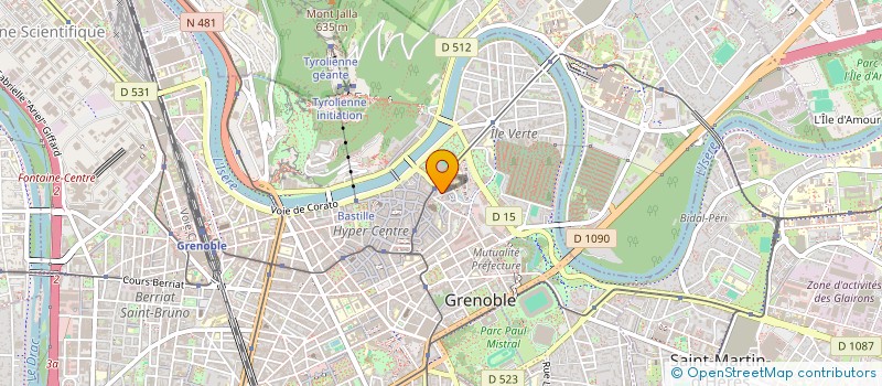 localisation de l'entreprise MAZAGE à GRENOBLE