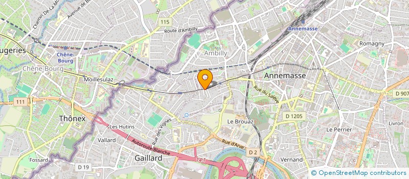 localisation de l'entreprise MAZAGRAN  AMBILLY