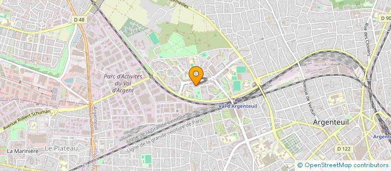 localisation de l'entreprise MAZAK  ARGENTEUIL