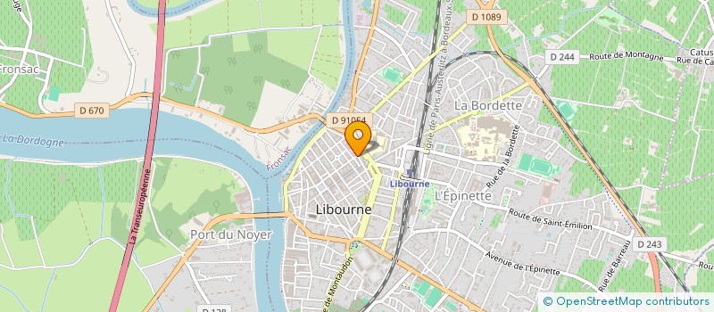 localisation de l'entreprise MAZAK II à LIBOURNE