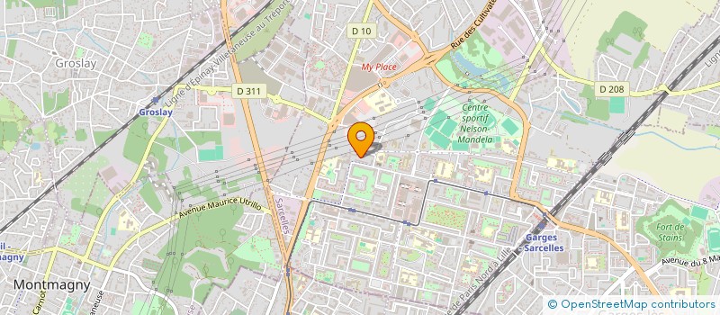 localisation de l'entreprise MAZAL 2000 à SARCELLES