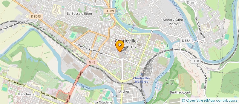 localisation de l'entreprise MAZAL à CHARLEVILLE-MEZIERES