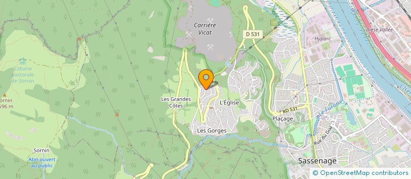 localisation de l'entreprise MAZAL  SASSENAGE