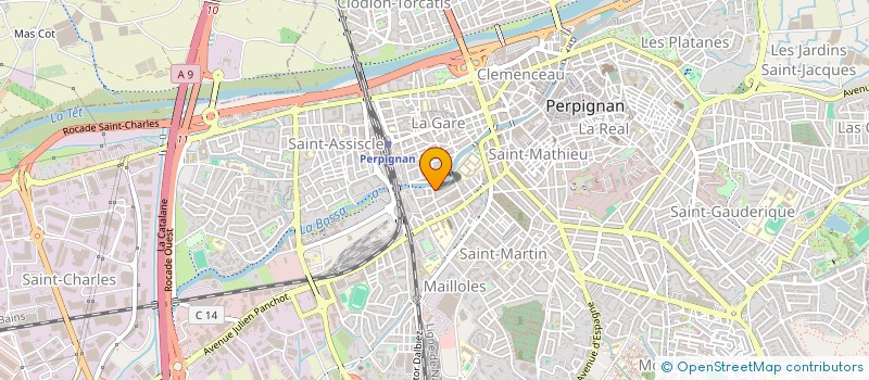 localisation de l'entreprise MAZAL 55 CHOUCHANA  PERPIGNAN