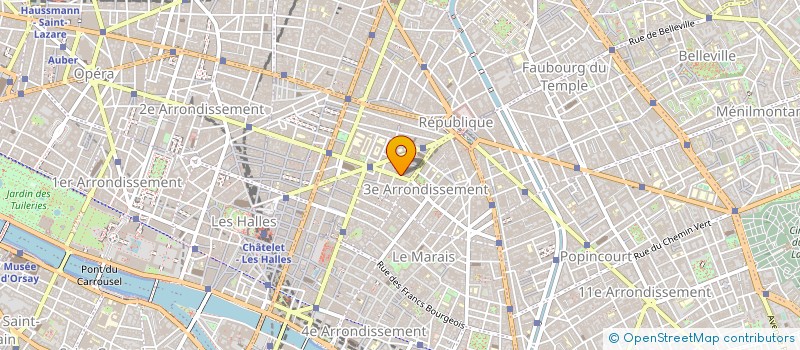 localisation de l'entreprise MAZAL 5766  PARIS