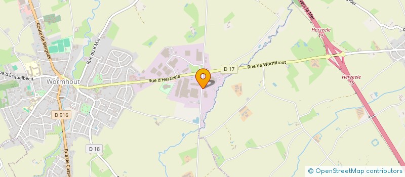 localisation de l'entreprise MAZAL à WORMHOUT