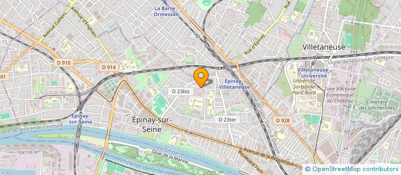 localisation de l'entreprise MAZAL à EPINAY-SUR-SEINE