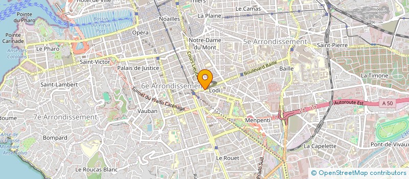 localisation de l'entreprise MAZAL +  MARSEILLE