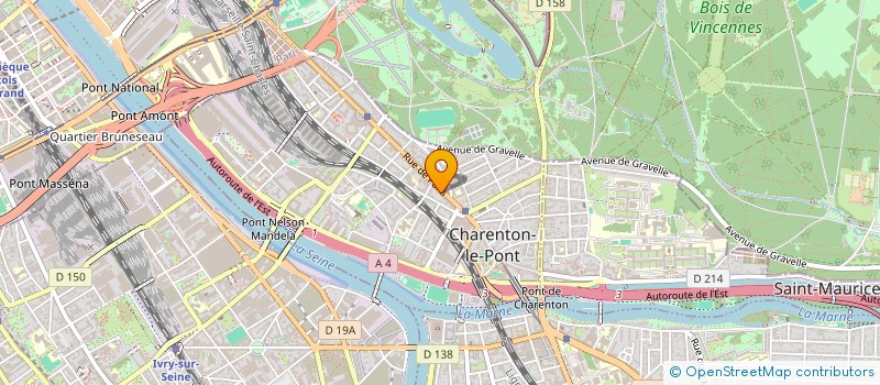 localisation de l'entreprise MAZAL AUTO à CHARENTON-LE-PONT