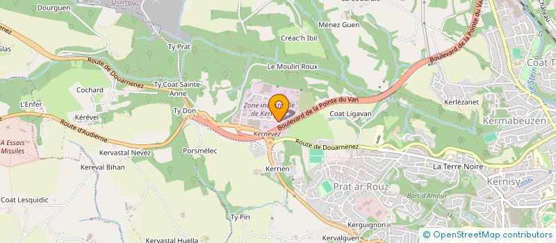 localisation de l'entreprise MAZAL PHARMACEUTIQUE à QUIMPER