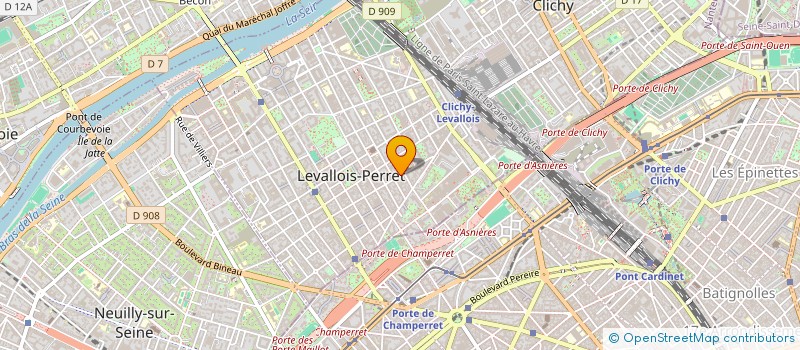 localisation de l'entreprise MAZAL PRESTIGE à LEVALLOIS-PERRET