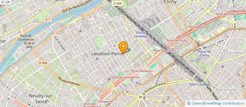 localisation de l'entreprise MAZALENOU à LEVALLOIS-PERRET