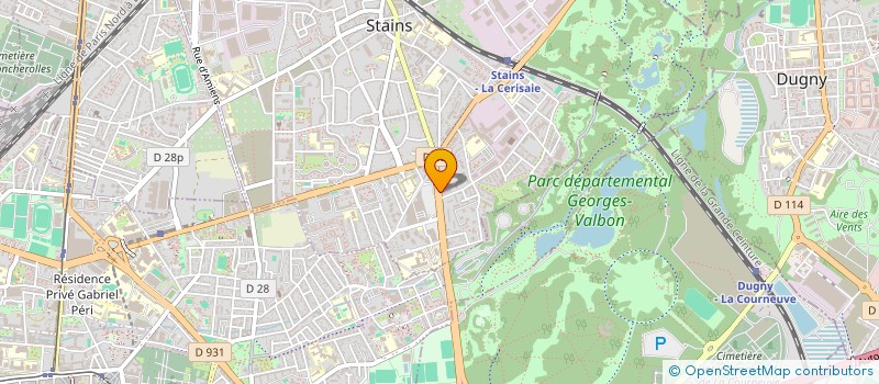 localisation de l'entreprise MAZALIM SA à STAINS