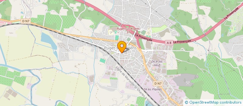 localisation de l'entreprise MAZALIMMOZ  PUGET-SUR-ARGENS