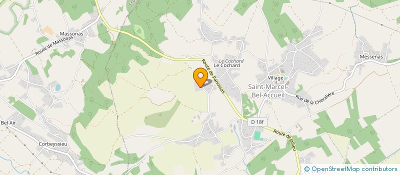 localisation de l'entreprise MAZALINE  SAINT-MARCEL-BEL-ACCUEIL