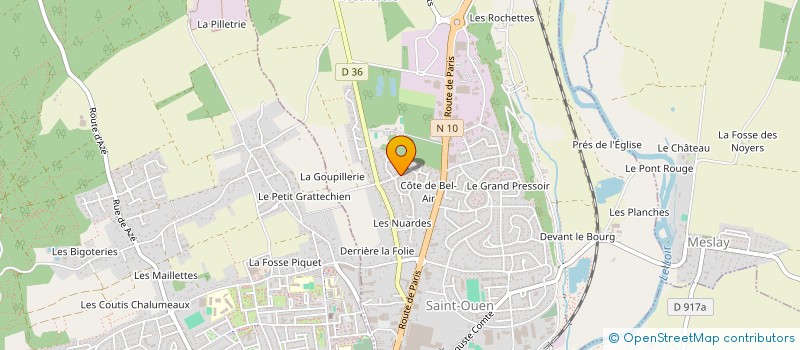 localisation de l'entreprise MAZALINE à SAINT-OUEN