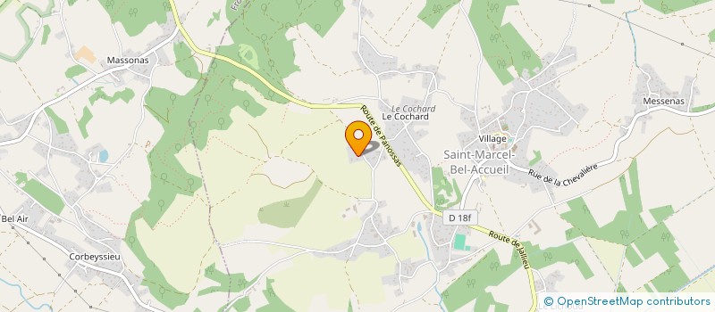 localisation de l'entreprise MAZALINE FINANCES  SAINT-MARCEL-BEL-ACCUEIL