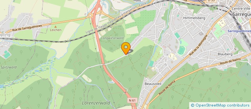 localisation de l'entreprise MAZAN DES LYS à SARREGUEMINES