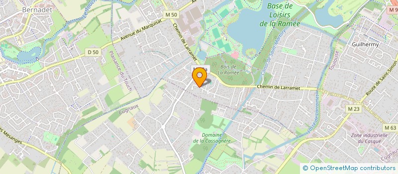 localisation de l'entreprise MAZANTINA  TOURNEFEUILLE