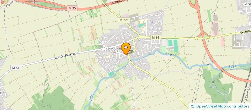 localisation de l'entreprise MAZAR  GEISPOLSHEIM