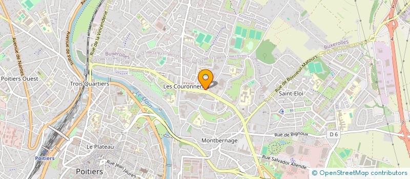 localisation de l'entreprise MAZAR MARKET à POITIERS