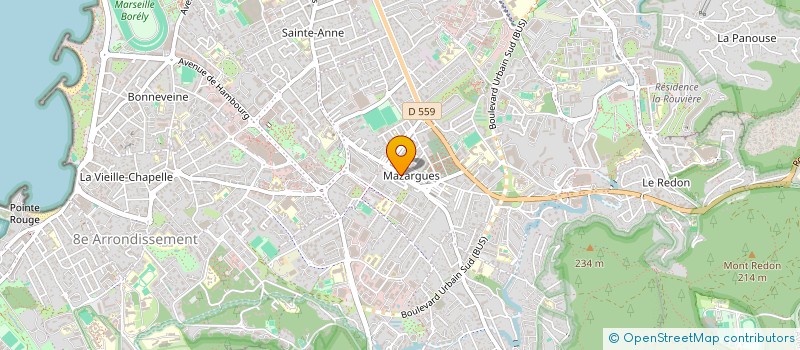 localisation de l'entreprise MAZARGUES OPTIQUE à MARSEILLE