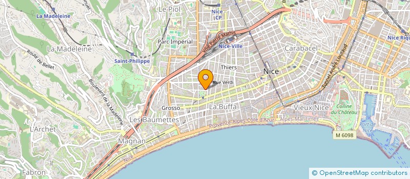 localisation de l'entreprise MAZARIN à NICE