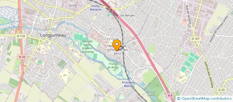 localisation de l'entreprise MAZARIN CONSEIL  CHILLY-MAZARIN