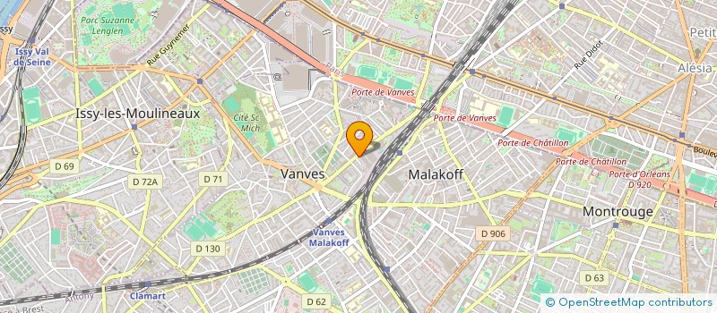 localisation de l'entreprise MAZARINE à VANVES