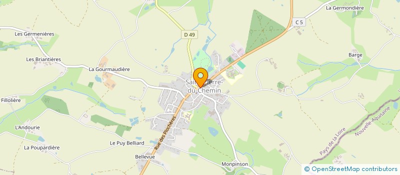 localisation de l'entreprise MAZARINE FAUCHER  SAINT-PIERRE-DU-CHEMIN