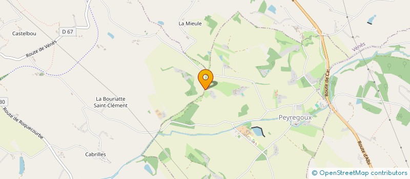 localisation de l'entreprise MAZARS BROGNIART  PUYCALVEL