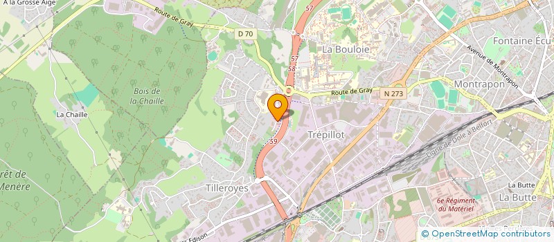 localisation de l'entreprise MAZARS DATA à BESANCON