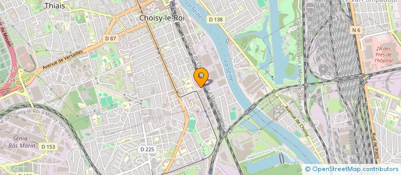 localisation de l'entreprise MAZART INFO à CHOISY-LE-ROI