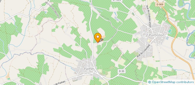 localisation de l'entreprise MAZAS à PAILHES