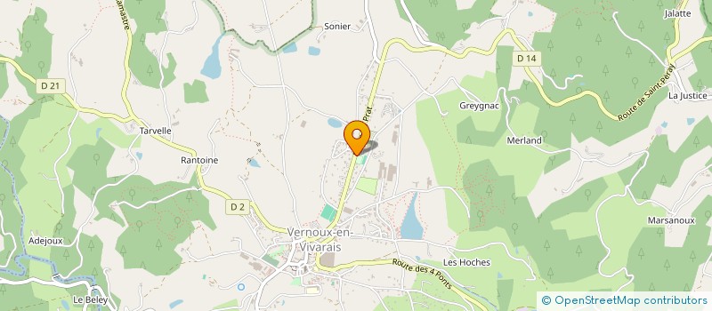 localisation de l'entreprise MAZAT PERE & FILS  SAINT-JEAN-CHAMBRE