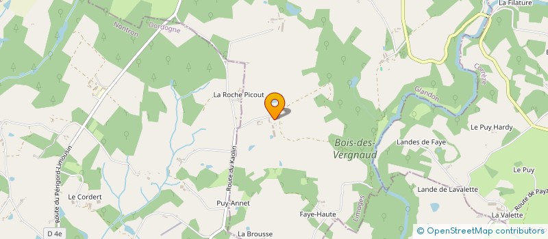 localisation de l'entreprise MAZAUDON à GLANDON