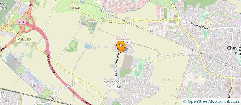 localisation de l'entreprise MAZAURIC ET CLAUSSE à SENNECEY-LES-DIJON