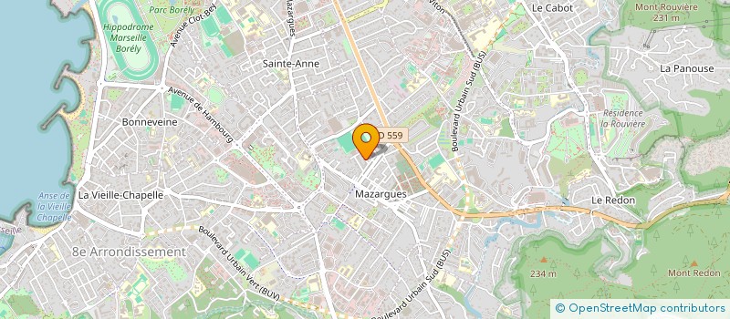 localisation de l'entreprise MAZAVEINE à MARSEILLE