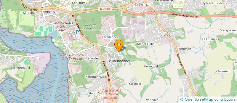 localisation de l'entreprise MAZBAIL  QUIMPER