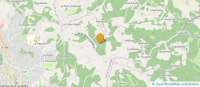 localisation de l'entreprise MAZBEL à SARLAT-LA-CANEDA
