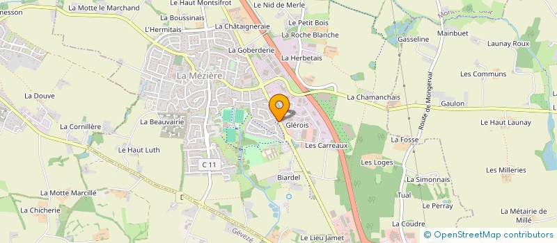 localisation de l'entreprise MAZBRUG  LA MEZIERE