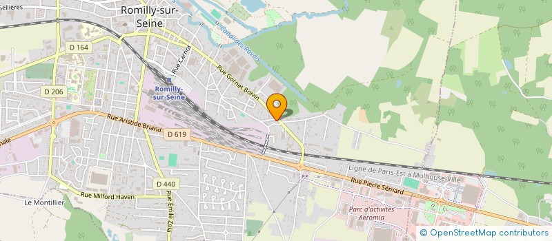 localisation de l'entreprise MAZCLIM à ROMILLY-SUR-SEINE