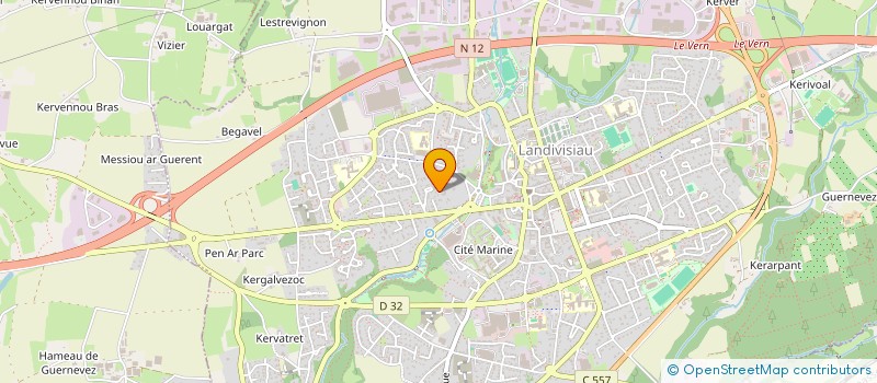 localisation de l'entreprise MAZDUG  LANDIVISIAU