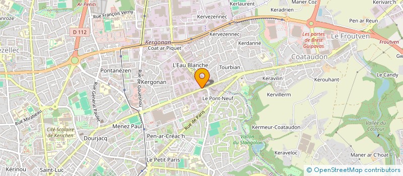 localisation de l'entreprise MAZE à BREST