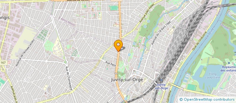localisation de l'entreprise MAZE 91 à JUVISY-SUR-ORGE