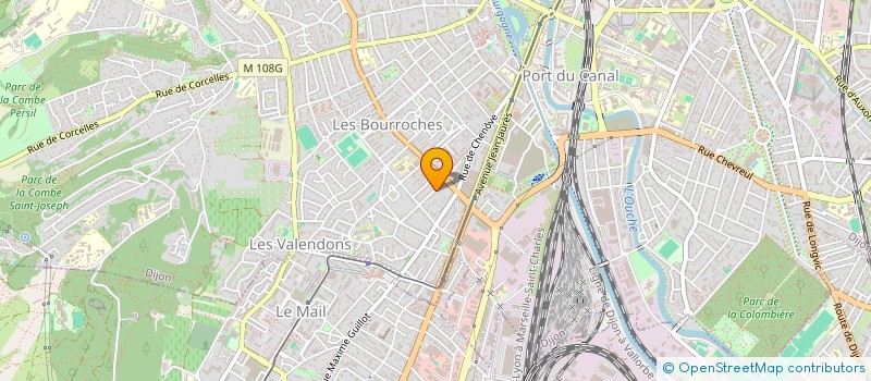 localisation de l'entreprise MAZEAU à DIJON