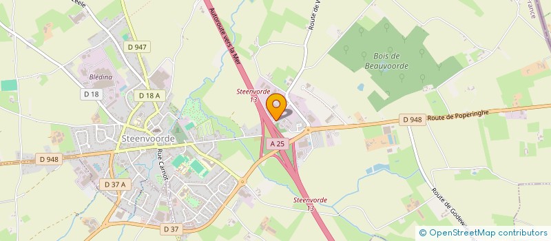 localisation de l'entreprise MAZEJADY  STEENVOORDE