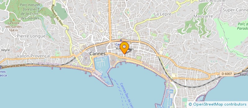 localisation de l'entreprise MAZEL à CANNES